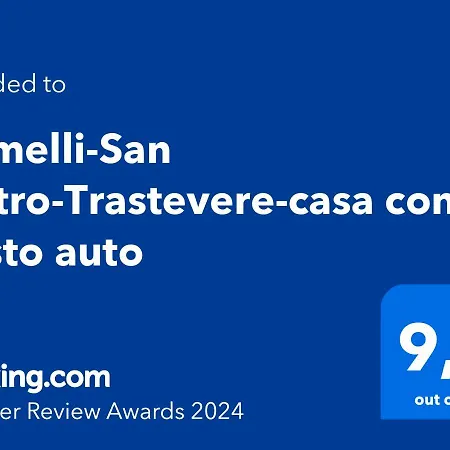 Gemelli-san Pietro-trastevere-casa Con Posto Auto Apartament Rzym